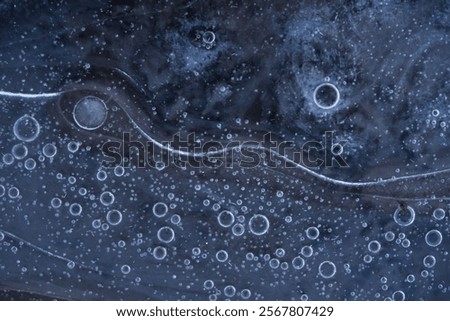 Similar – Image, Stock Photo Icy puddle Puddle Ice
