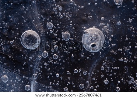 Similar – Image, Stock Photo Icy puddle Puddle Ice