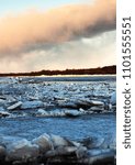 Ice piling up 
