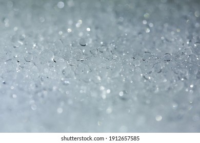 Ice rain. Ice grains. One of the hydrometeors. Precipitation in the form of transparent ice grains . they are formed during the sudden freezing of supercooled raindrops as they fall