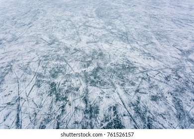 Ice Rink Surface For Background