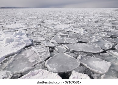 Ice Sheet In The Sea