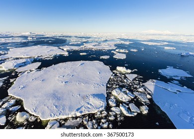 Ice Shelves In Gerlache Strait