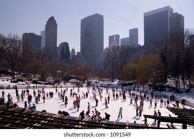 Ice Skating In Central Park New York