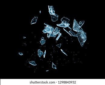 Ice slices explosion - Shutterstock ID 1298843932