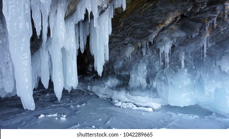 Ice Stalactites From The Baikal Lake