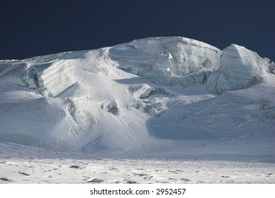 Ice structures in high alps.