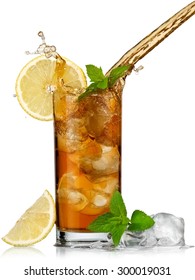 Ice Tea Pouring