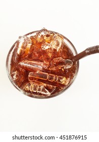 Ice Tea In Top View