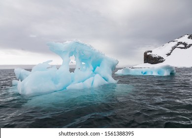Iceberg in the environment, Mikkelsen Harbour, Antarctica - Shutterstock ID 1561388395