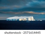 Iceberg at sunset,King George island,Antarctica