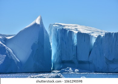 Icebergs Of Artic.