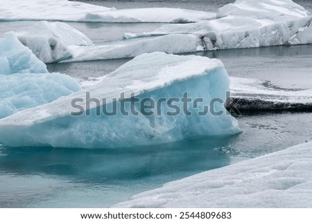 Similar – Image, Stock Photo Iceberg in golden evening light, Errera Channel Antarctica