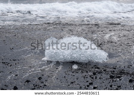 Similar – Image, Stock Photo Iceberg in golden evening light, Errera Channel Antarctica