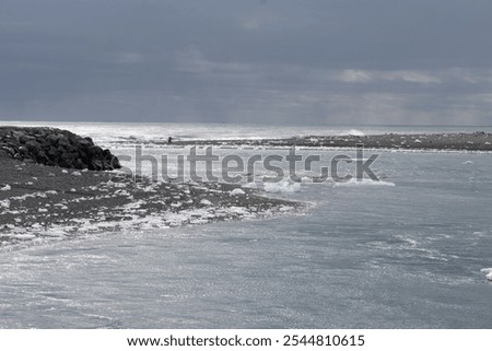 Similar – Image, Stock Photo Iceberg in golden evening light, Errera Channel Antarctica