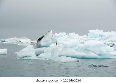 Icebergs in Jökulsárlón, a glacial lake in Iceland - Shutterstock ID 1133462654