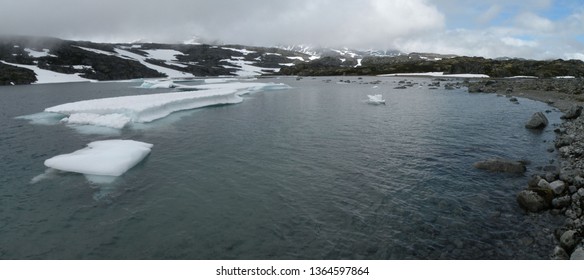 Icebergs On Crater Lake, Chilkoot Trail