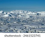 Icebergs in summer, Prydz bay, Antarctica