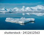 Icebergs in summer,Prydz bay,The edge of the Antarctic continent