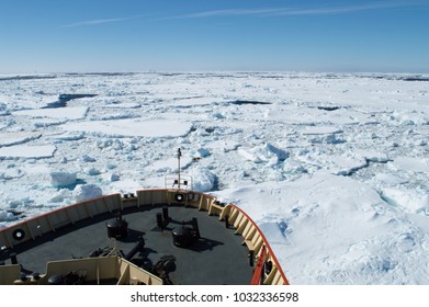 Icebreaker At The Antartica