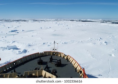 Icebreaker At The Antartica