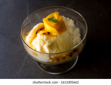 Passion Fruit Icecream Stock Photos Images Photography Shutterstock