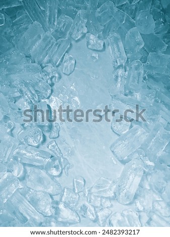 Icecube background with transparent ice crystals and frozen water texture. Designed for cold drink advertising,cooling technology presentations,food industry marketing.Perfect for beverage promotions.