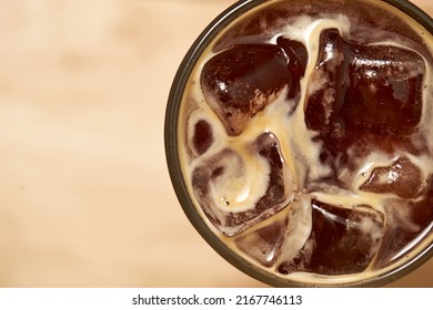 Iced Americano In A Cup