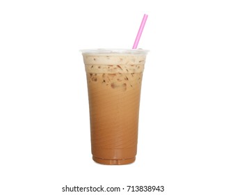 iced coffee isolated