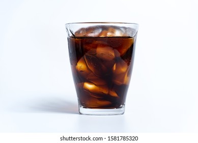 Iced Coffee On White Background