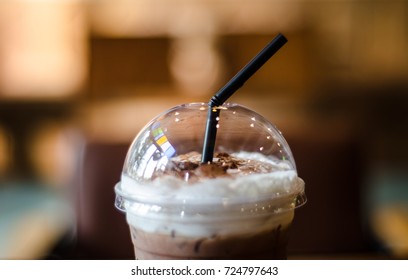 Iced Coffee And Tea With Milked Cream