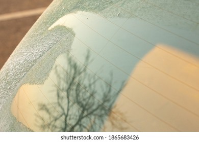 

Iced Disk With Ice Crystals, Scrape Ice