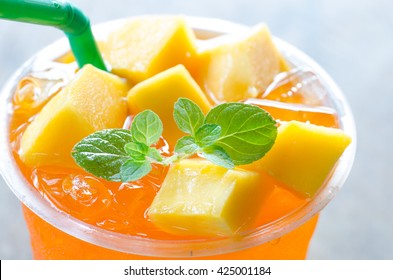 Iced Mango Tea Lemonade