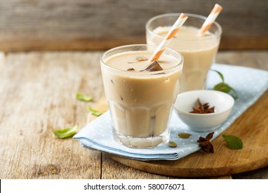 Iced tea or chai masala