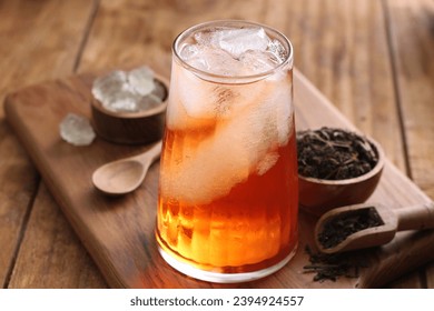 iced tea on the table