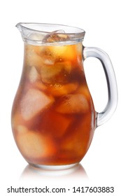 Iced Tea Pitcher Or Jug, Isolated