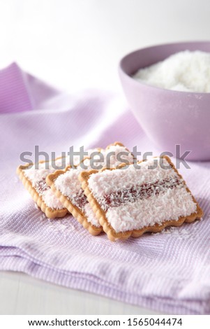 Iced Volvo Biscuit Stack of Three
