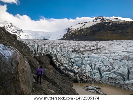 Similar – Foto Bild auf’n Sprung Gletscher Eis