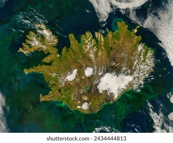 Iceland. Iceland. Elements of this image furnished by NASA. - Powered by Shutterstock