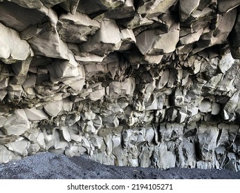 Iceland Lava Cave Geology Basalt Formation 