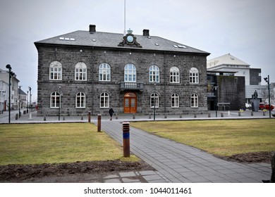 Iceland Reykjavik Althing National Diet Building