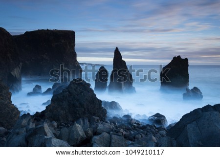 Iceland sea landscape