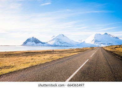 Iceland Winter Frozen Scenery Roadtrip Mountains