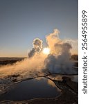 Icelandic geysers and geothermal vents