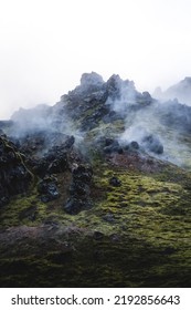 Icelandic Highlands Drone Shot Landscape