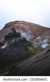 Icelandic Highlands Drone Shot Landscape