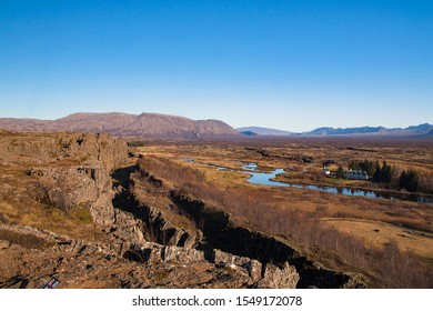 Icelandic landscape at Thingvellir national park
