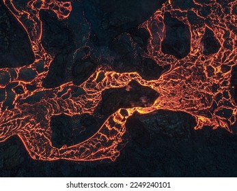 Icelandic volcano eruption in 2021