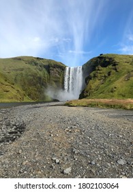 Icelandic Waterfall In Southern Iceland