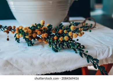 Icing Sugar In Cream Bowl